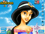 Gioco online Giochi di Parrucchiera e Estetista - Princess Jasmine Make Up